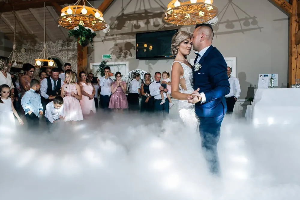 Aleksandra i Damian podczas wesela
