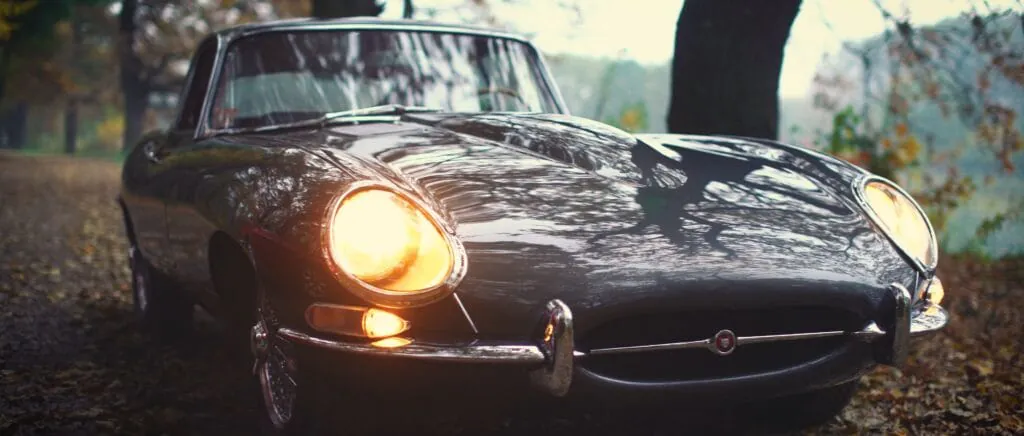 filmy promocyjne, Jaguar e-type, Volvo P1800 S