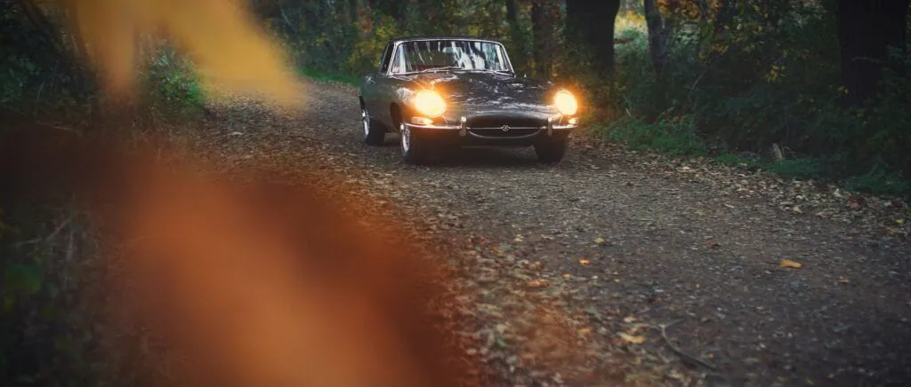 filmy promocyjne, Jaguar e-type, Volvo P1800 S