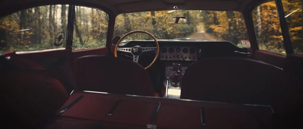 filmy promocyjne, Jaguar e-type, Volvo P1800 S