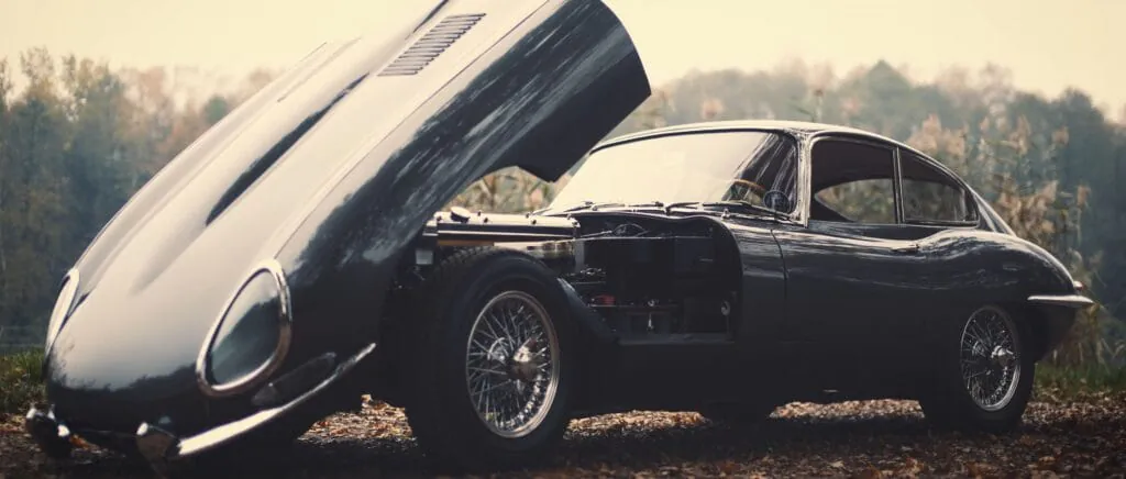 filmy promocyjne, Jaguar e-type, Volvo P1800 S