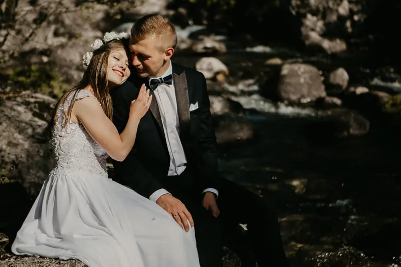 Sesja ślubna w górach Popradzki Staw