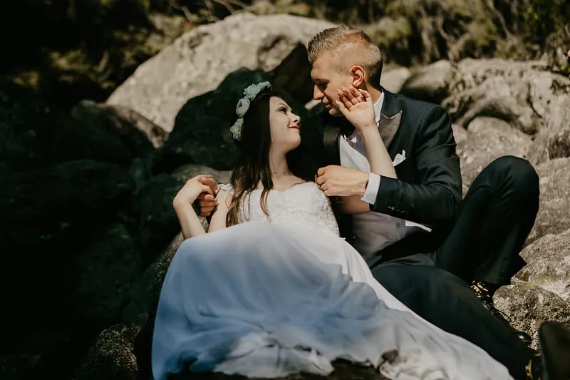 Sesja ślubna w górach Popradzki Staw