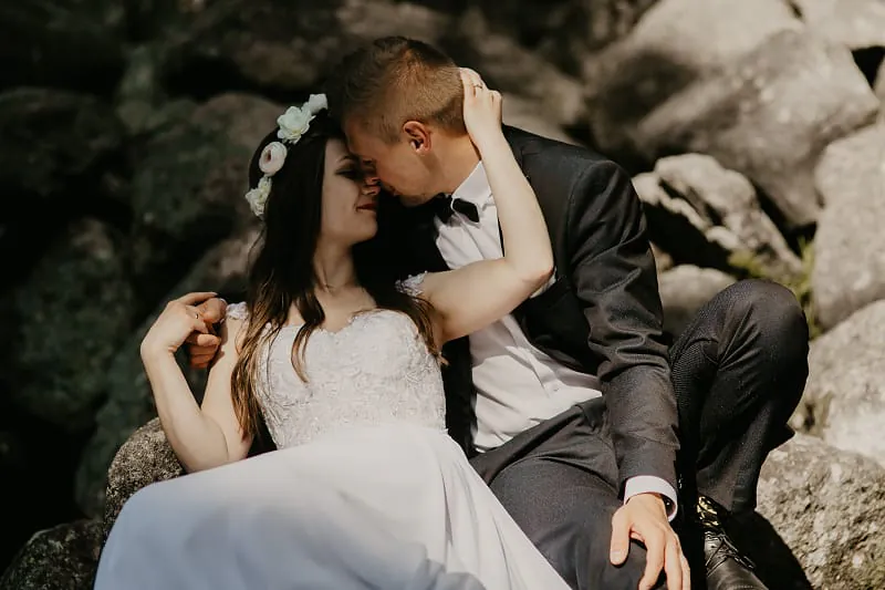 Sesja ślubna w górach Popradzki Staw