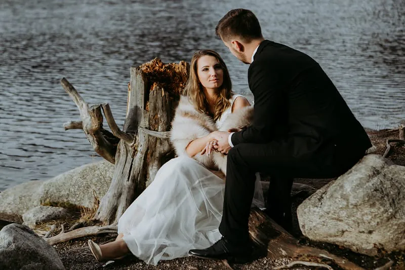 sesja ślubna w górach Szczyrbskie Jezioro