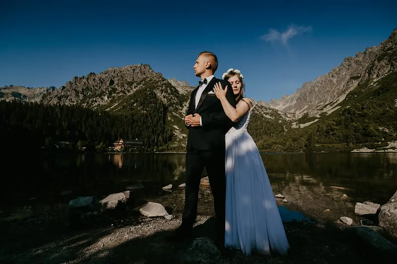 Sesja ślubna w górach Popradzki Staw