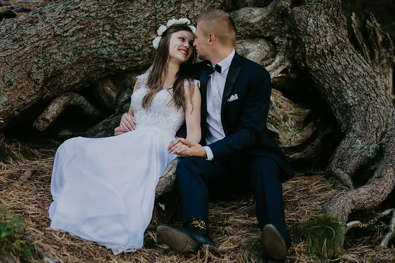 Sesja ślubna w górach Popradzki Staw