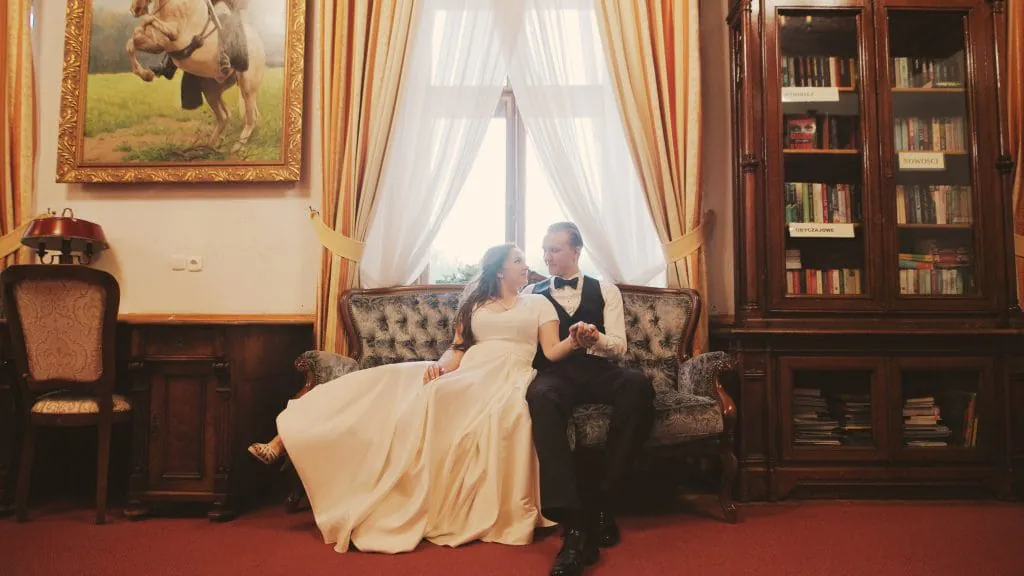 sesja ślubna Zamek Moszna
