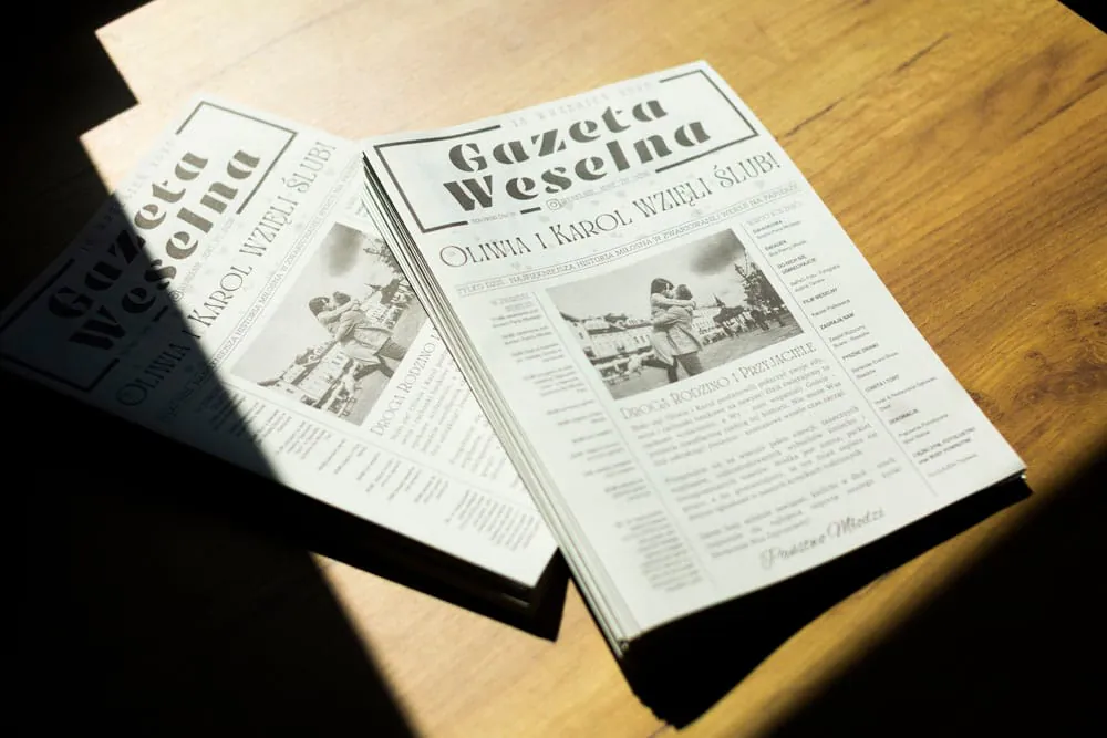 Wydrukowana Gazeta Weselna — egzemplarz 4